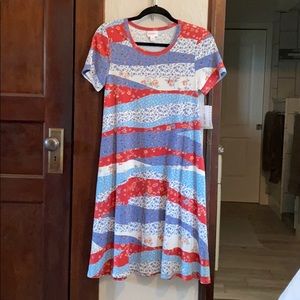 XXS LulaRoe Jessie dress with pockets - NWT